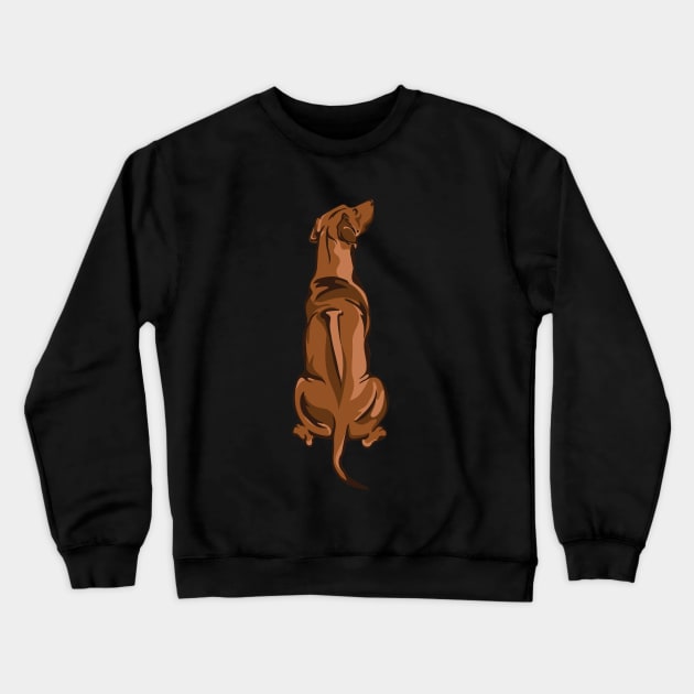 Rhodesian Ridgeback Crewneck Sweatshirt by DesignBySTARR